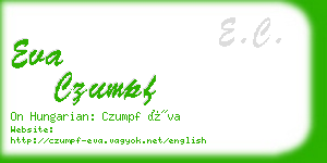 eva czumpf business card